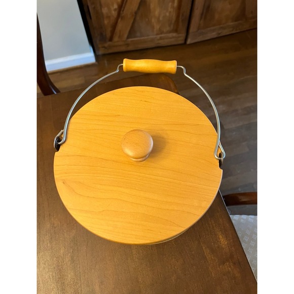 Vintage Longaberger 2002 Autumn Pail Basket - Picture 3 of 3